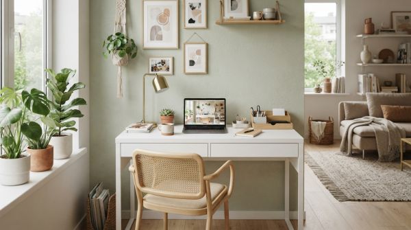 10 idées créatives pour intégrer un bureau blanc dans votre espace