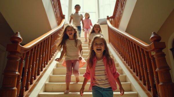 Escalier et jeunes enfants : les points de sécurité qu'on oublie