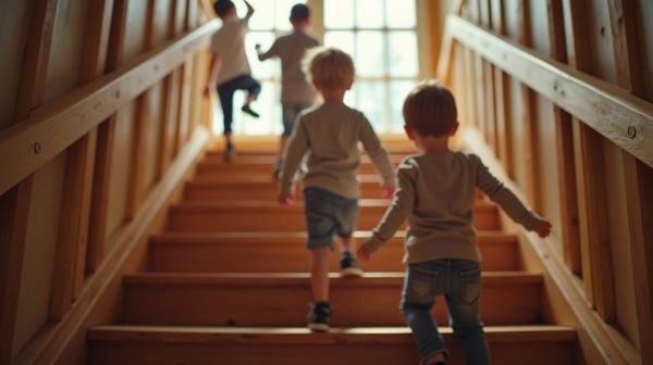 Escalier et jeunes enfants : les points de sécurité qu'on oublie