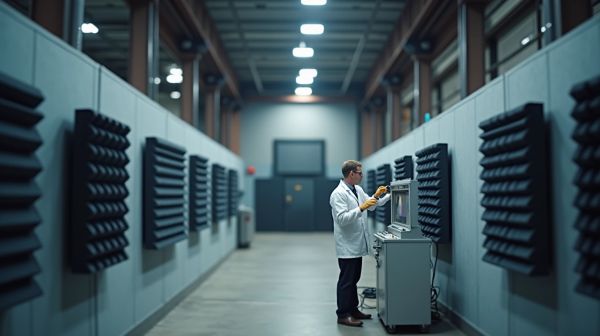 Réduire le bruit industriel avec l'acoustique adaptée