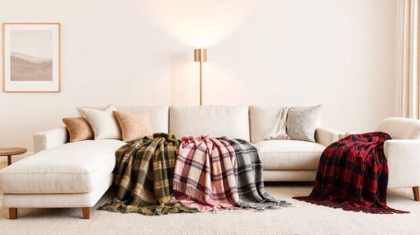 Top 5 plaids stylés pour votre canapé à essayer absolument