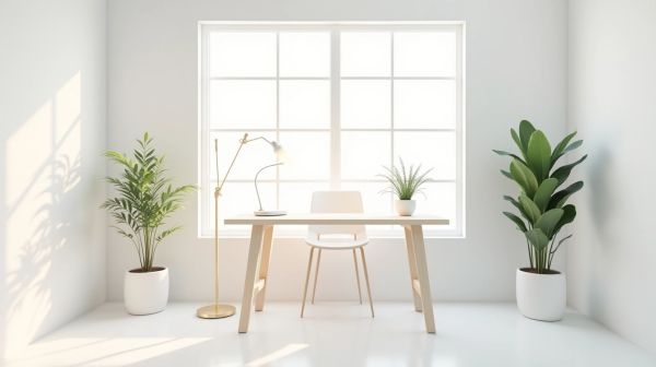 Un bureau blanc pour transformer votre espace de travail