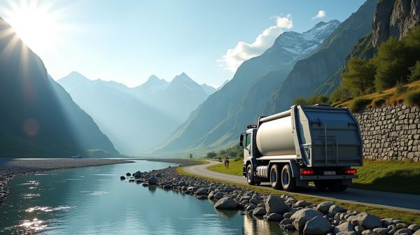 Une gestion efficace du transport de déchets en Suisse